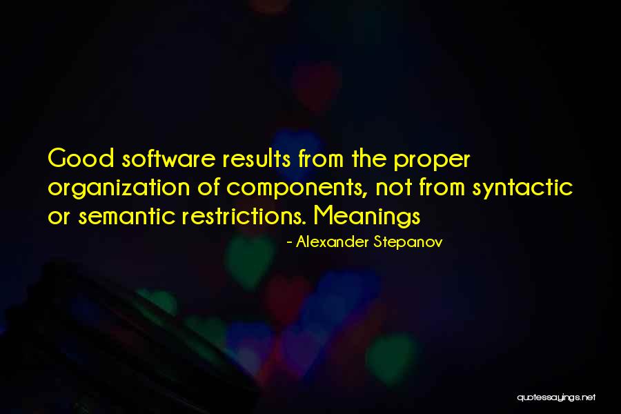 Syntactic Quotes By Alexander Stepanov Syntactic Quotes By Alexander Stepanov