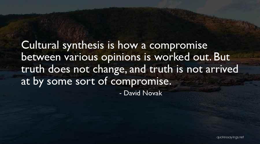 Synthesis Quotes By David Novak