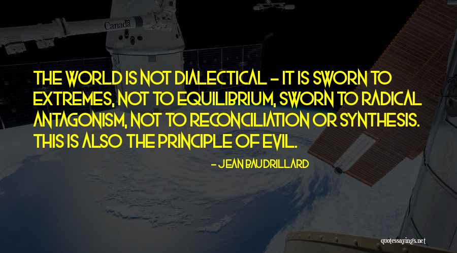 Synthesis Quotes By Jean Baudrillard