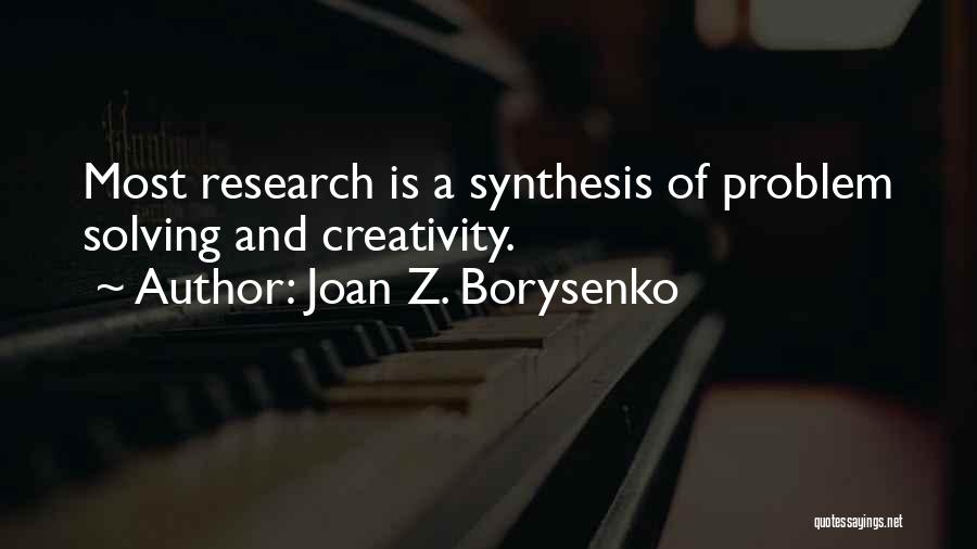 Synthesis Quotes By Joan Z. Borysenko