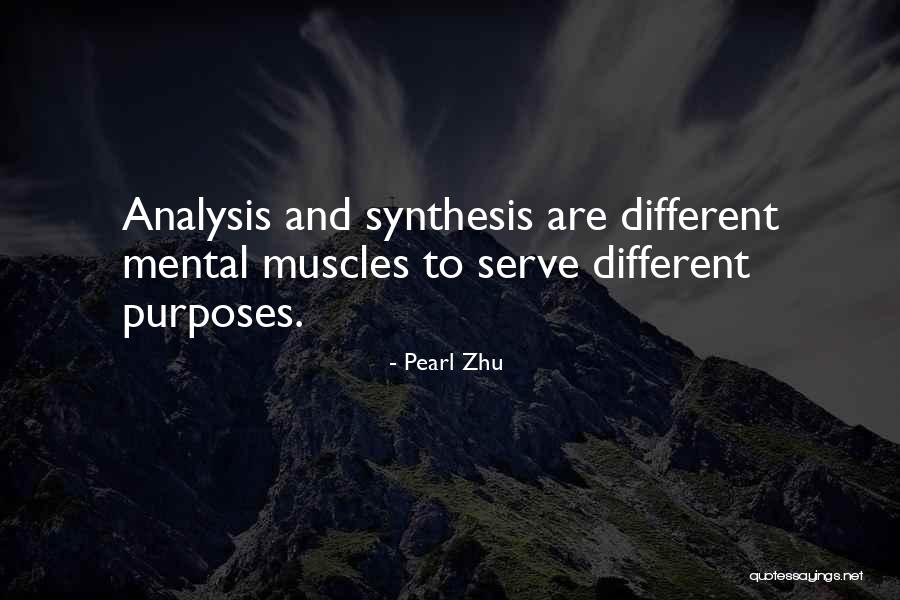 Synthesis Quotes By Pearl Zhu