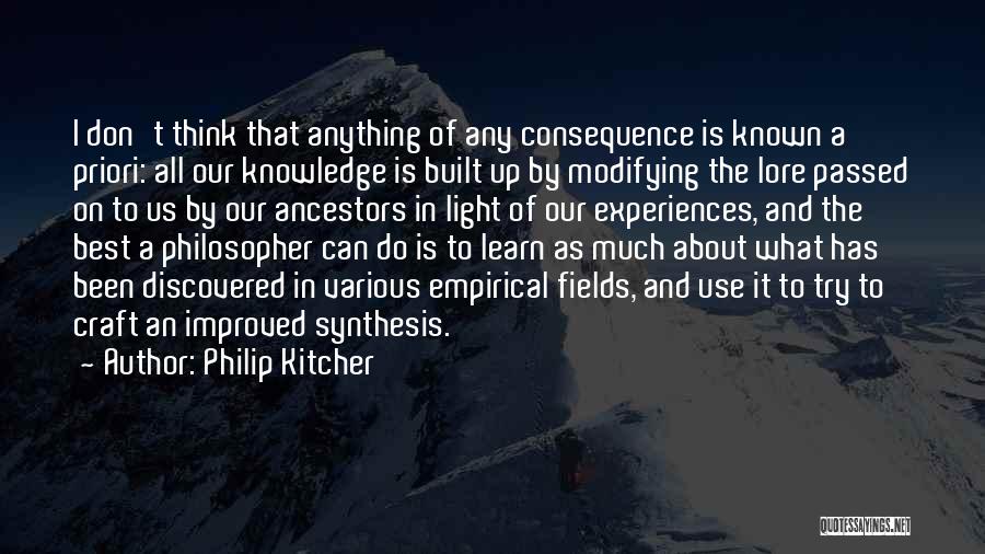 Synthesis Quotes By Philip Kitcher