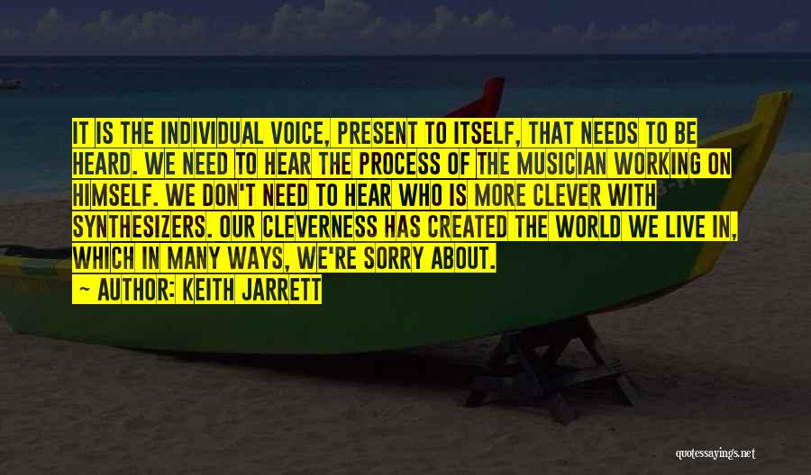 Synthesizers Quotes By Keith Jarrett