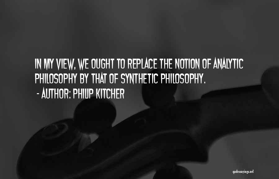 Synthetic Quotes By Philip Kitcher