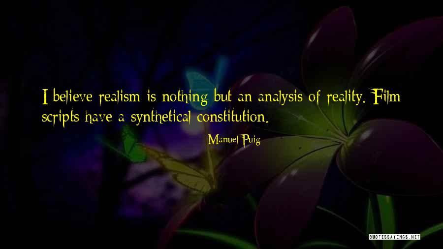 Synthetical Quotes By Manuel Puig Synthetical Quotes By Manuel Puig