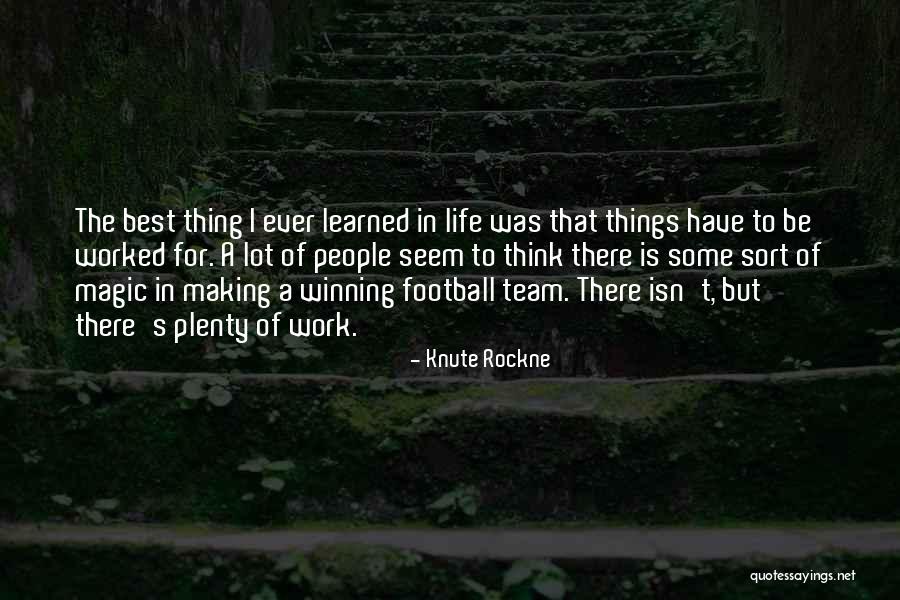 Synthia Varela Casaus Quotes By Knute Rockne Synthia Varela Casaus Quotes By Knute Rockne