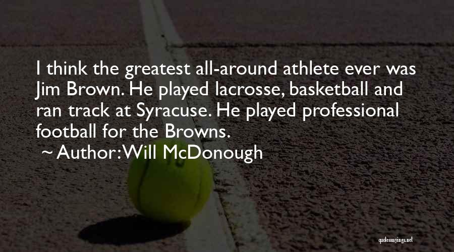 Syracuse Quotes By Will McDonough