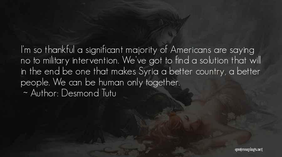 Syria Quotes By Desmond Tutu