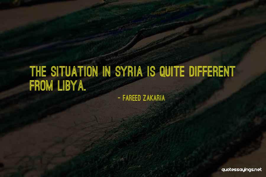 Syria Quotes By Fareed Zakaria