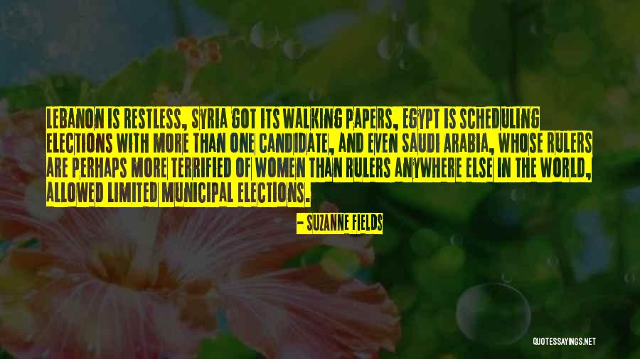 Syria Quotes By Suzanne Fields