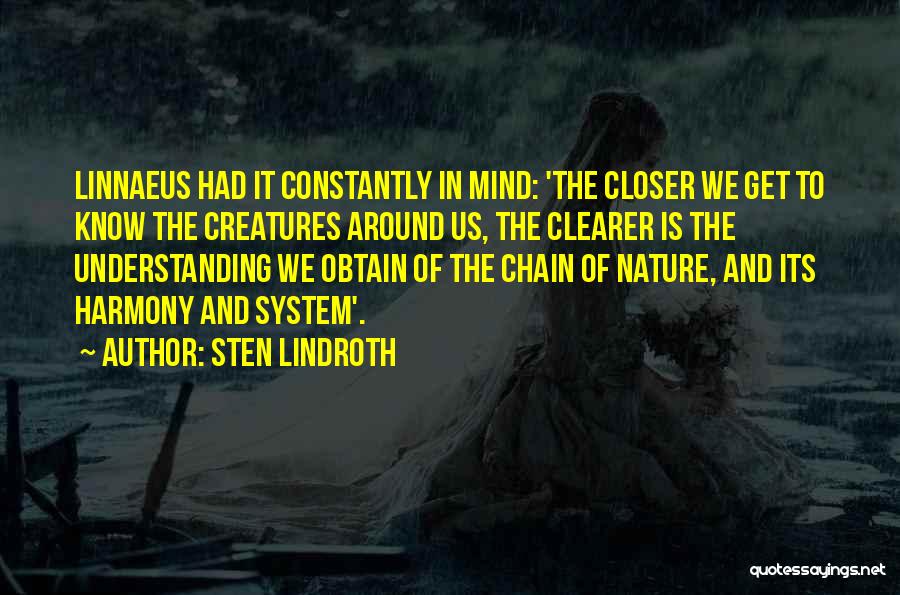 System Of Nature Quotes By Sten Lindroth