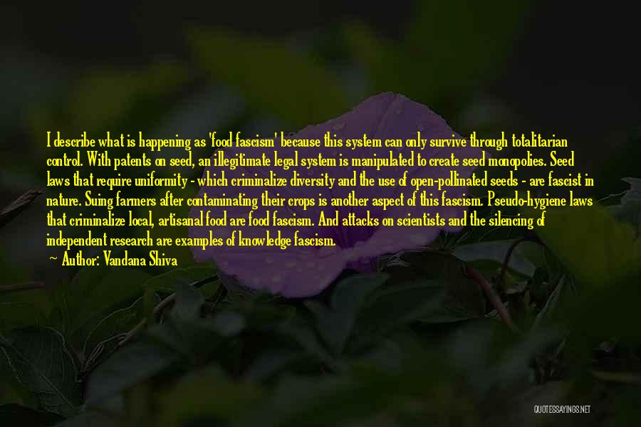 System Of Nature Quotes By Vandana Shiva