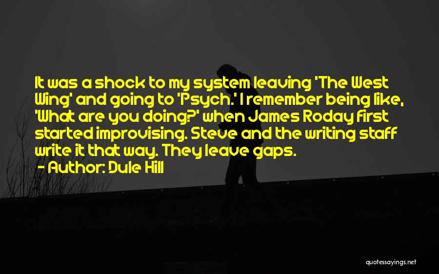 System Shock Quotes By Dule Hill