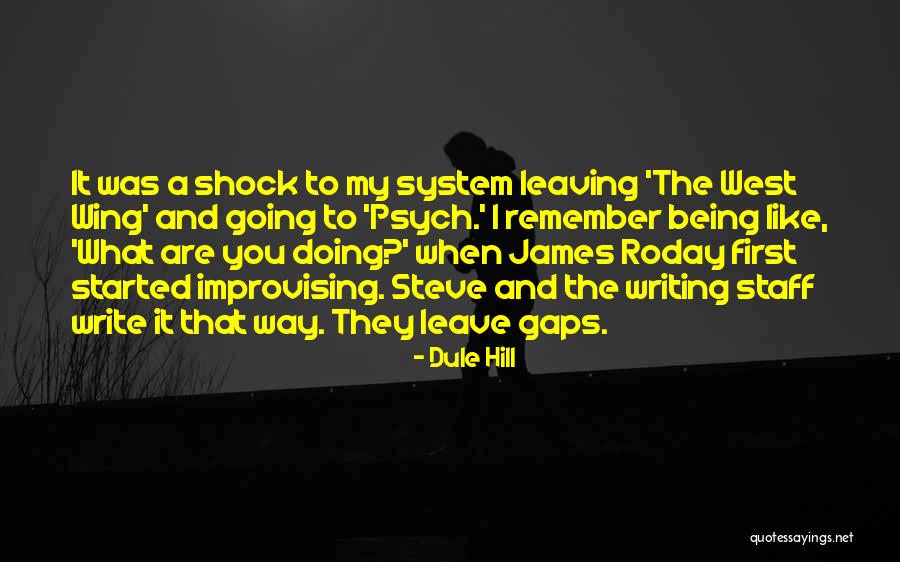 System Shock Quotes By Dule Hill