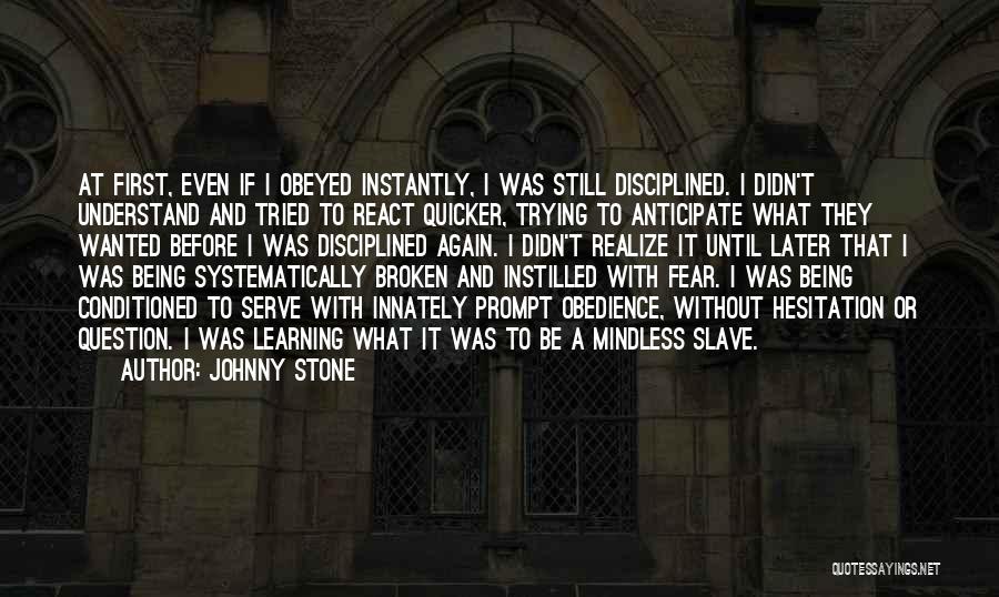 Systematically Quotes By Johnny Stone