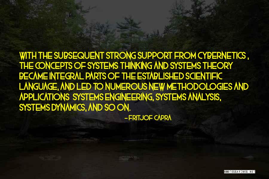 Systems Theory Quotes By Fritjof Capra