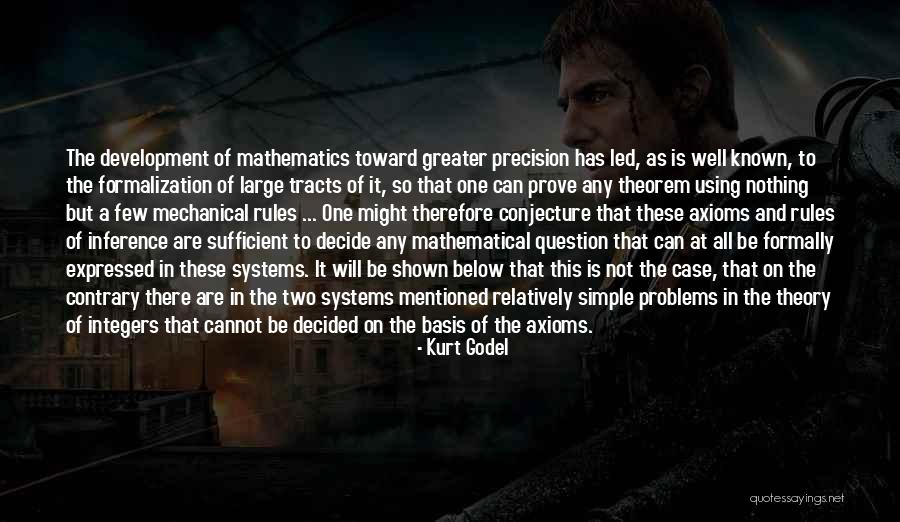 Systems Theory Quotes By Kurt Godel Systems Theory Quotes By Kurt Godel