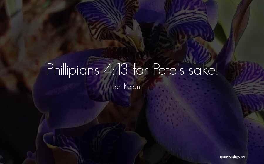 Sz Lcsatorna Lebeg S Quotes By Jan Karon Sz Lcsatorna Lebeg S Quotes By Jan Karon