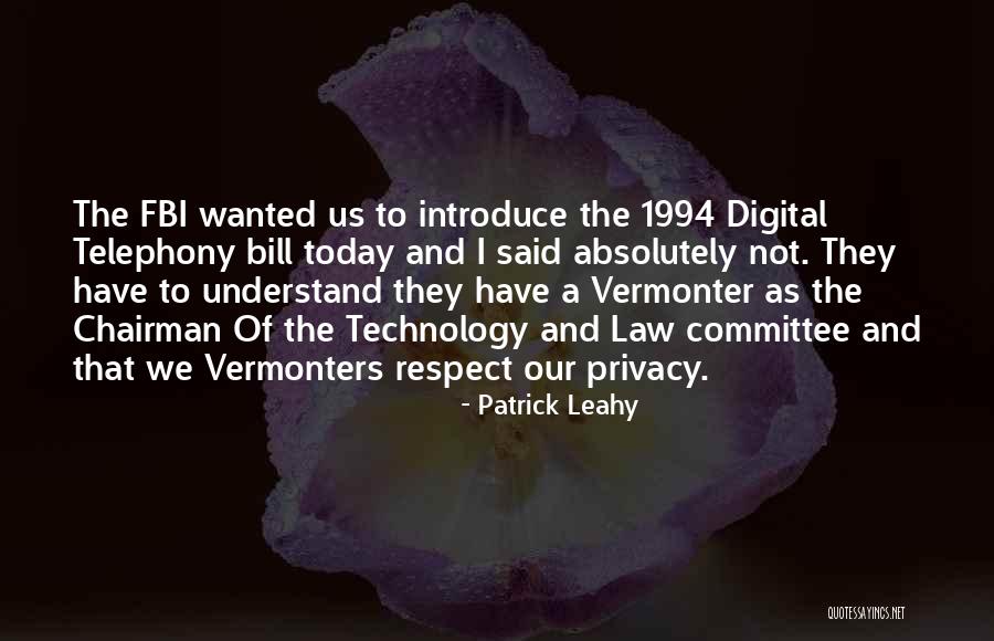 Szapolowska Sceny Quotes By Patrick Leahy Szapolowska Sceny Quotes By Patrick Leahy