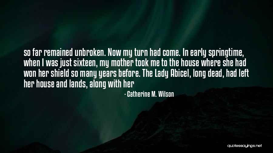 Szerek S Quotes By Catherine M. Wilson