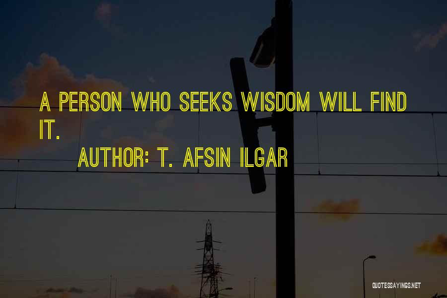 T. Afsin Ilgar Quotes 1432975