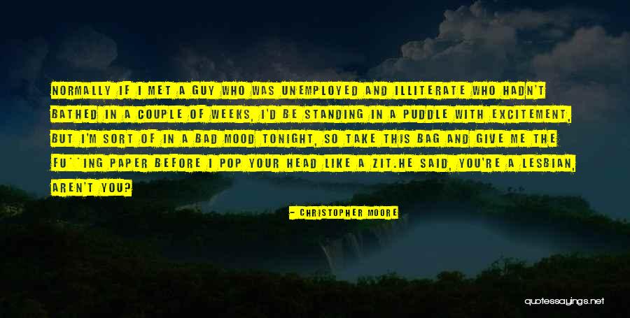 T Bag Quotes By Christopher Moore T Bag Quotes By Christopher Moore