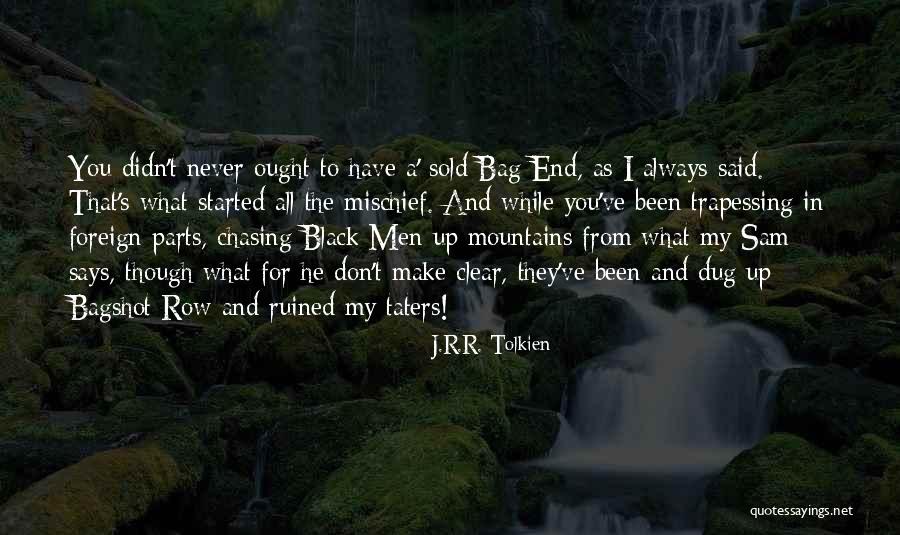 T Bag Quotes By J.R.R. Tolkien T Bag Quotes By J.R.R. Tolkien