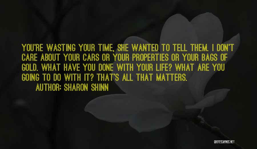 T Bags Quotes By Sharon Shinn