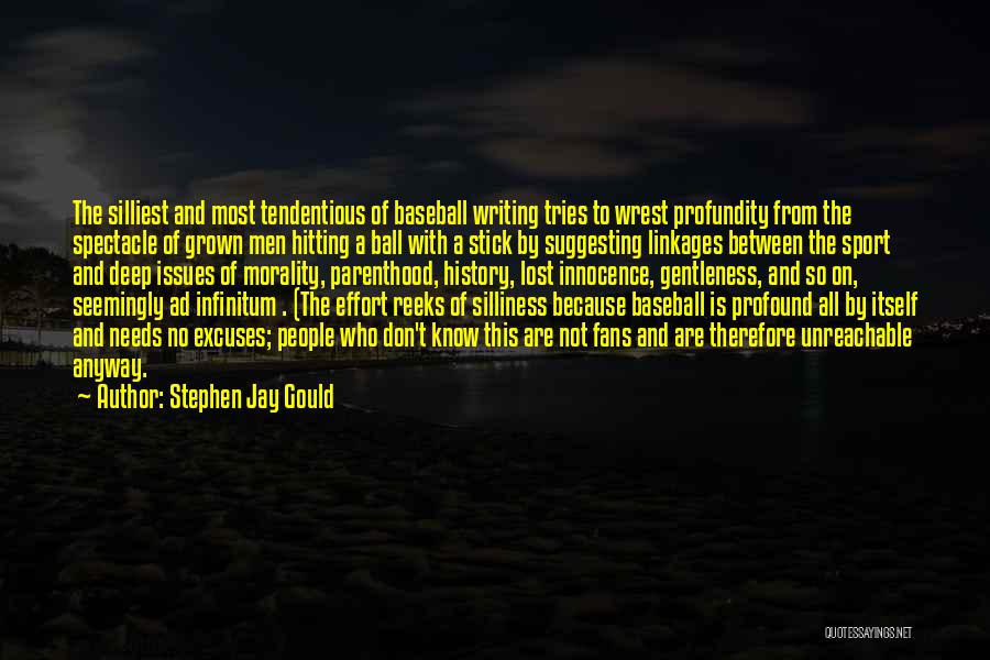T Ball Baseball Quotes By Stephen Jay Gould