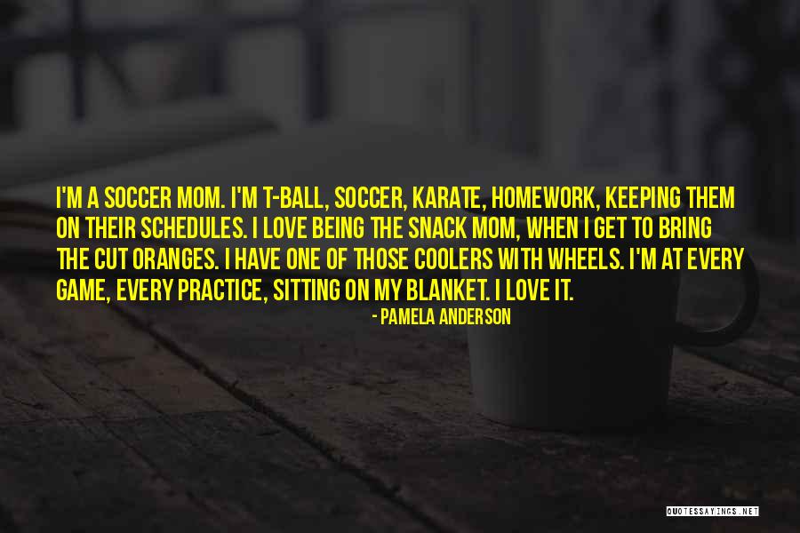 T Ball Mom Quotes By Pamela Anderson