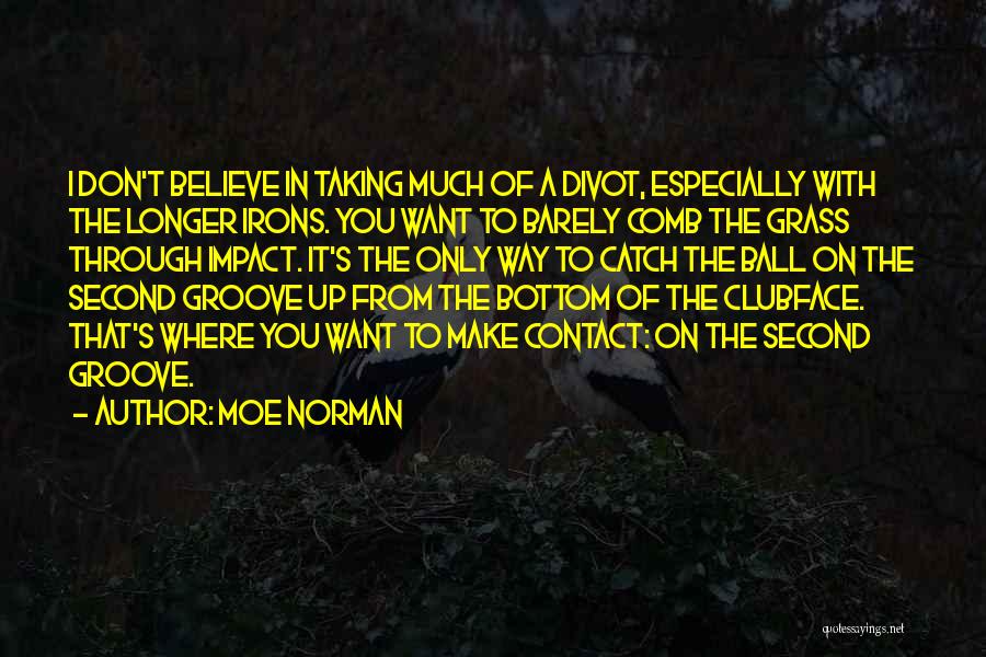T Ball Quotes By Moe Norman