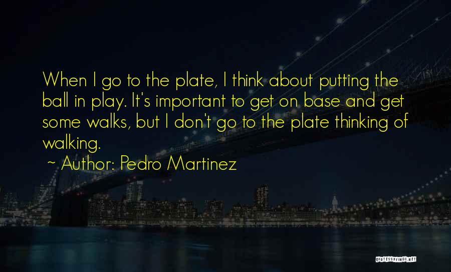 T Ball Quotes By Pedro Martinez