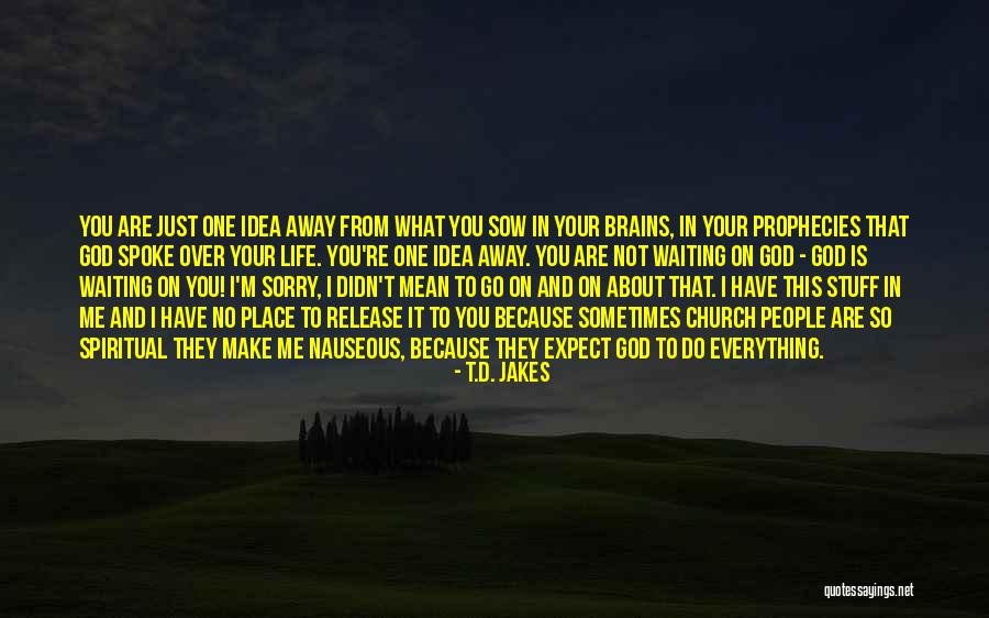 T D Jakes Spiritual Quotes By T.D. Jakes T D Jakes Spiritual Quotes By T.D. Jakes