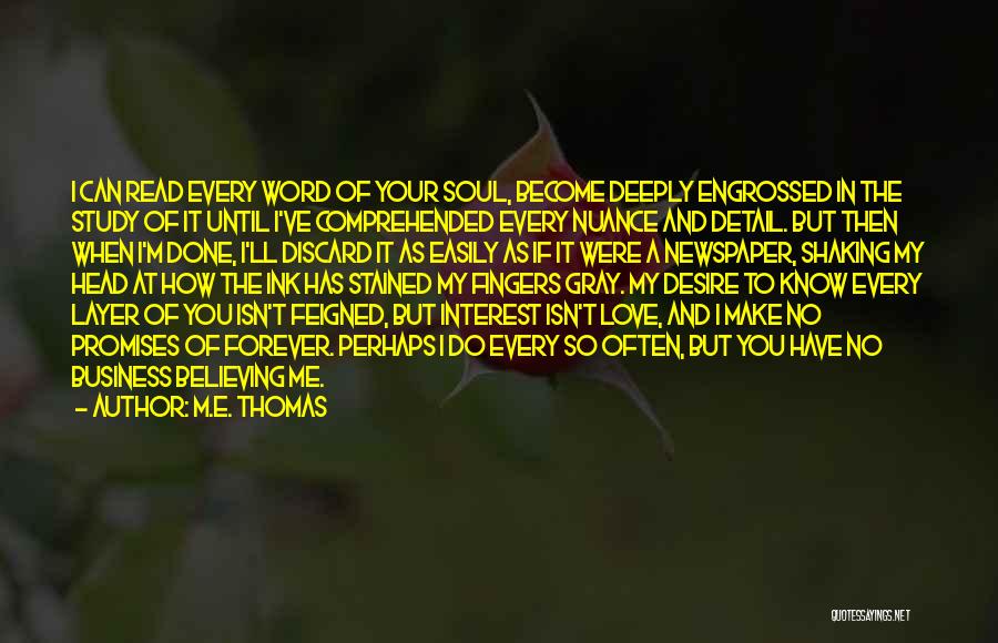 T.e.a.m Quotes By M.E. Thomas