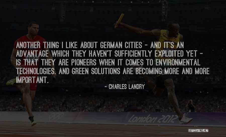 T Landry Quotes By Charles Landry