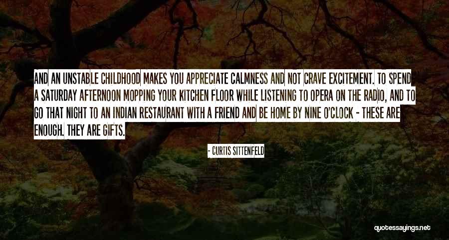 T N T Restaurant Quotes By Curtis Sittenfeld