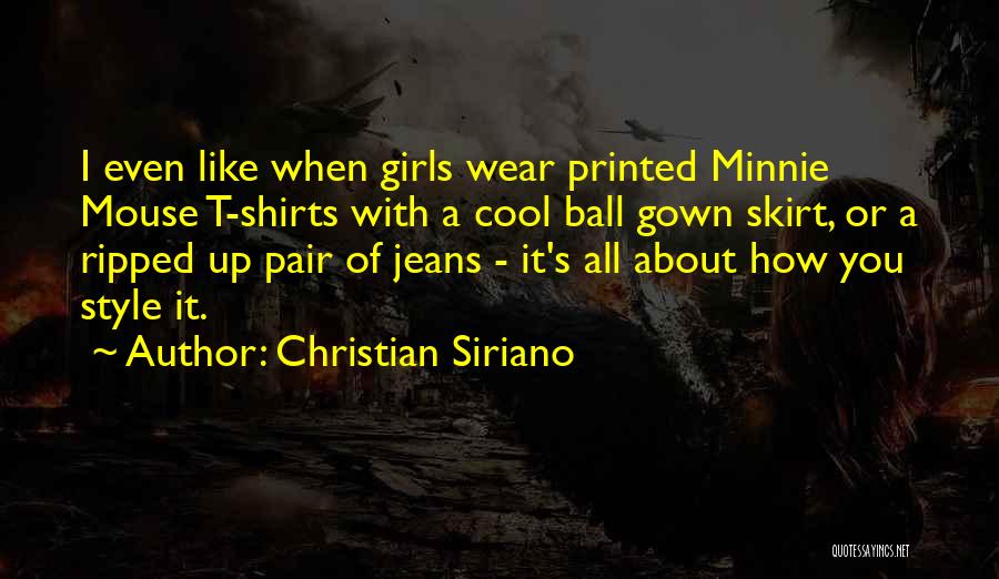 T Shirts With Quotes By Christian Siriano