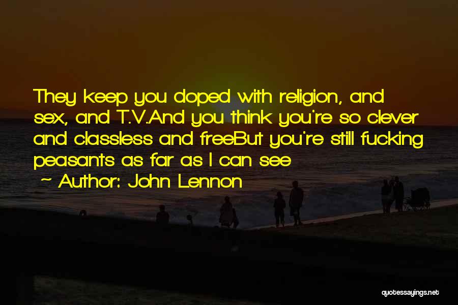 T.v Quotes By John Lennon