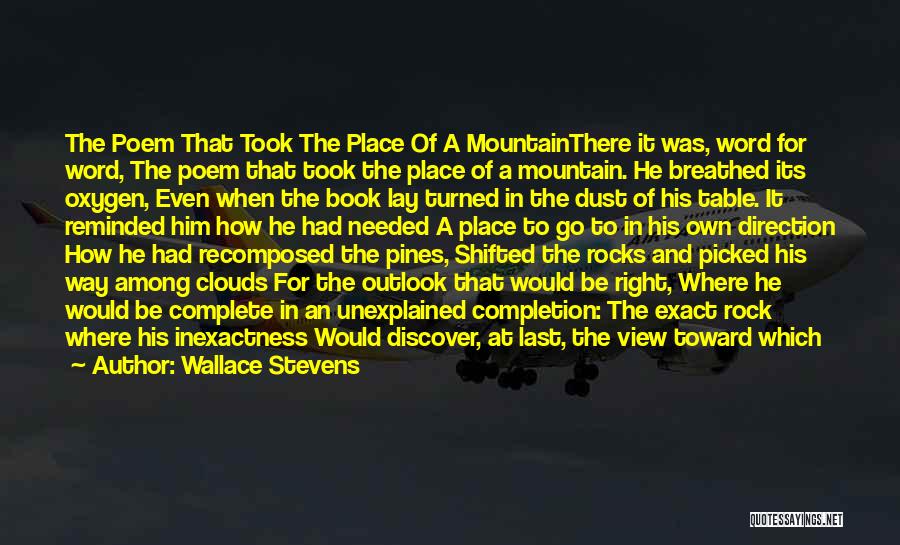 Table Mountain Quotes By Wallace Stevens