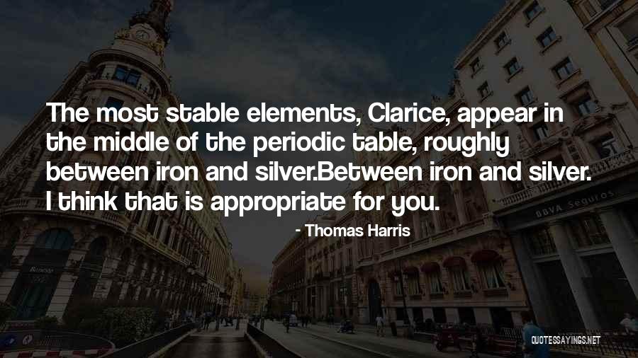 Table Of Elements Quotes By Thomas Harris Table Of Elements Quotes By Thomas Harris