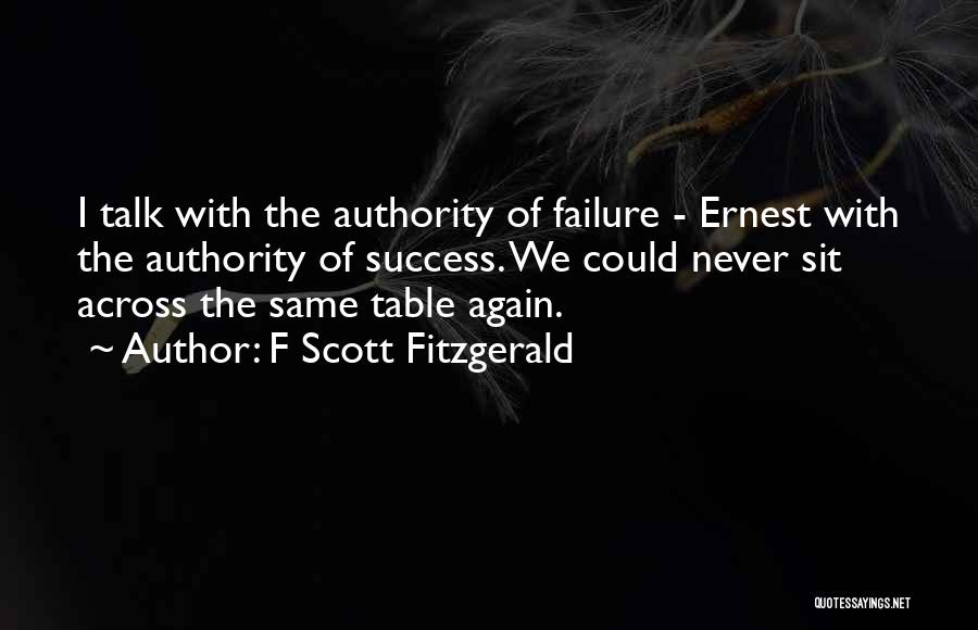 Table Talk Quotes By F Scott Fitzgerald