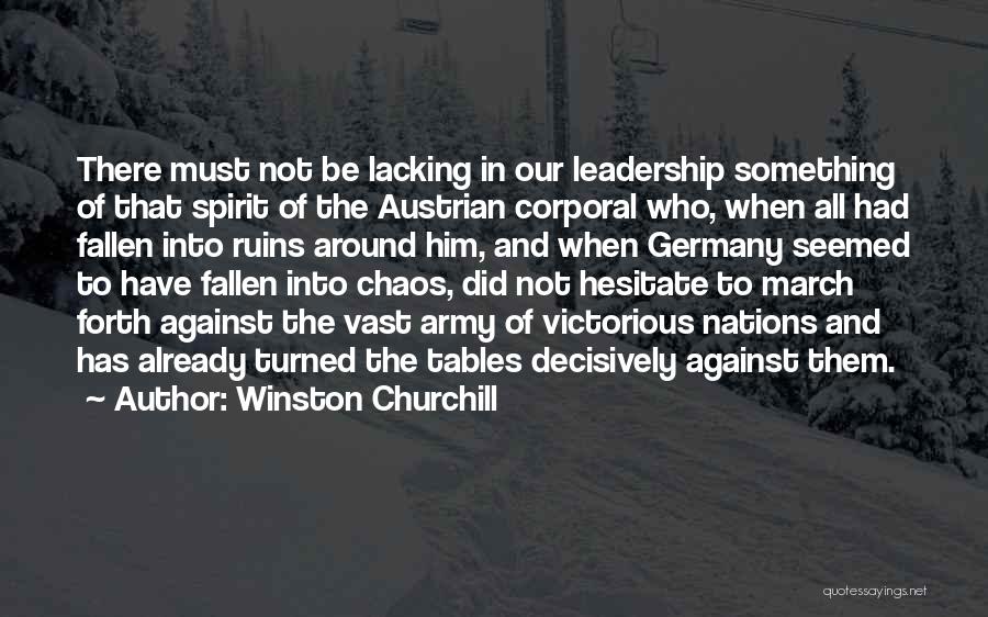 Tables Have Turned Quotes By Winston Churchill