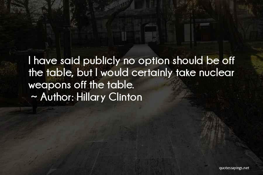 Tables Quotes By Hillary Clinton