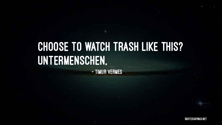 Taborski Hockey Quotes By Timur Vermes
