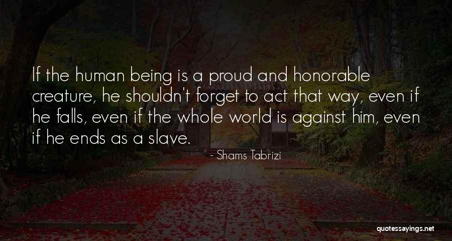 Tabrizi Quotes By Shams Tabrizi