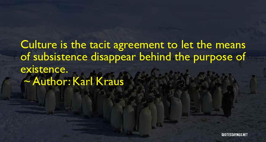 Tacit Quotes By Karl Kraus