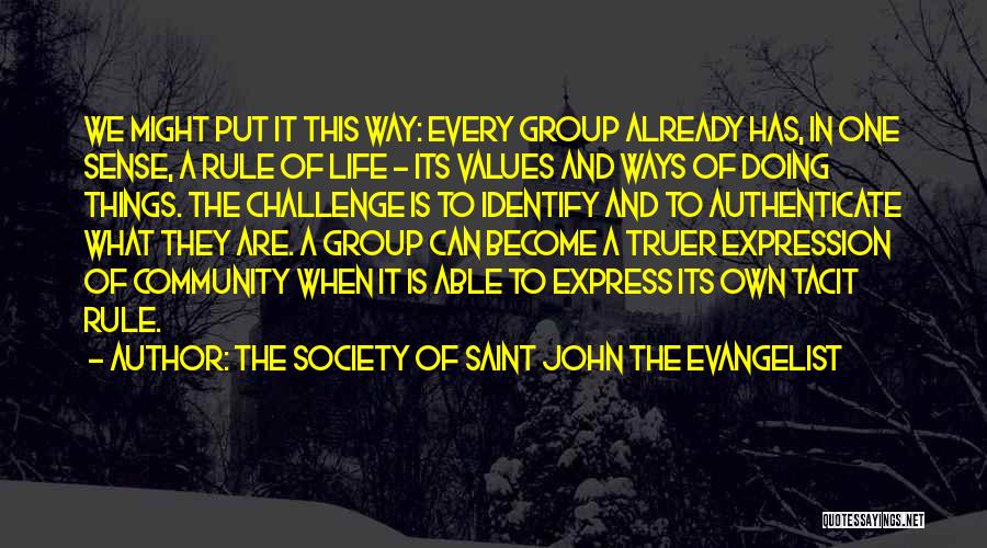 Tacit Quotes By The Society Of Saint John The Evangelist