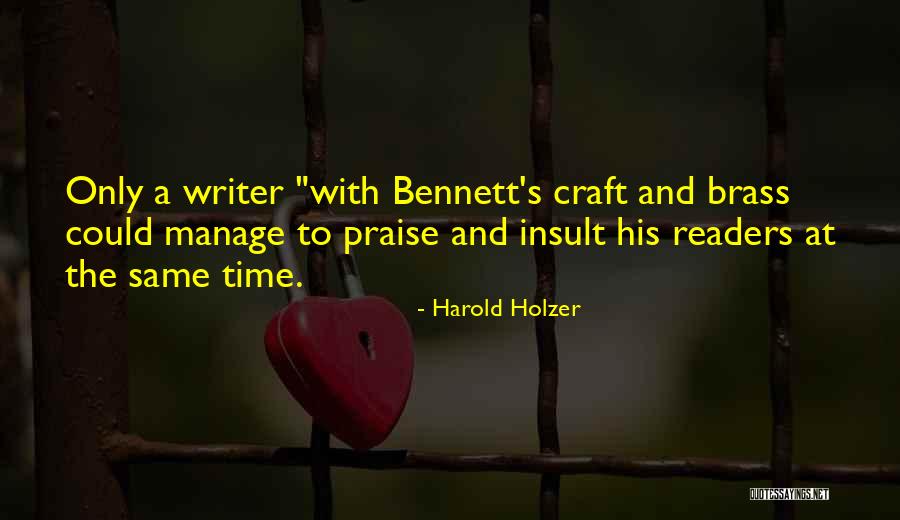 Tact Quotes By Harold Holzer