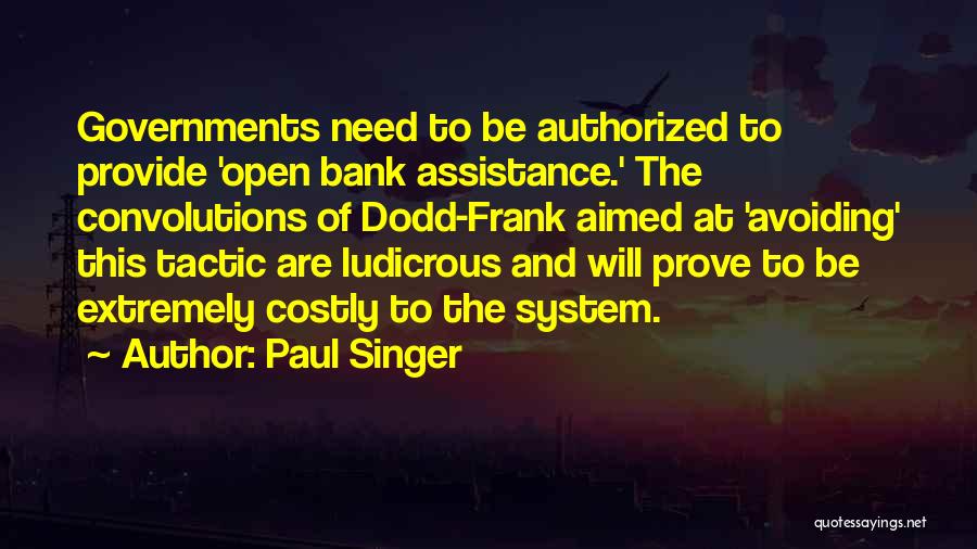 Tactic Quotes By Paul Singer