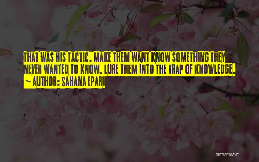 Tactic Quotes By Sahana Epari